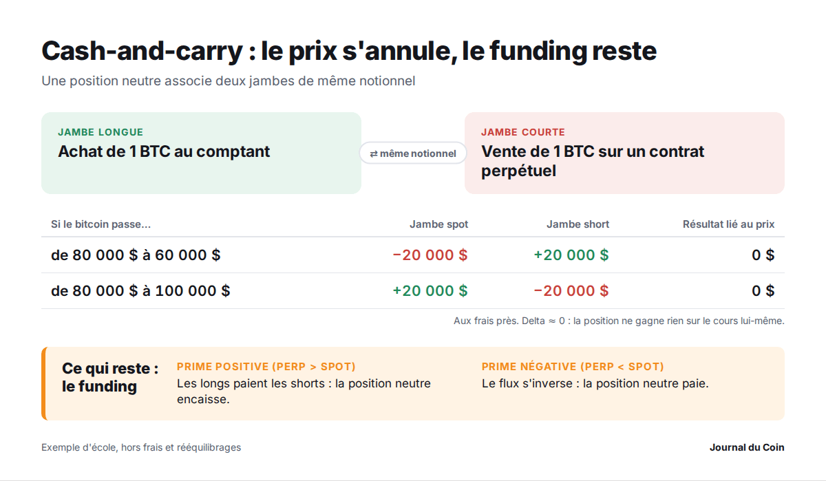 Market neutral en crypto : comprendre le cash-and-carry et ses mécanismes